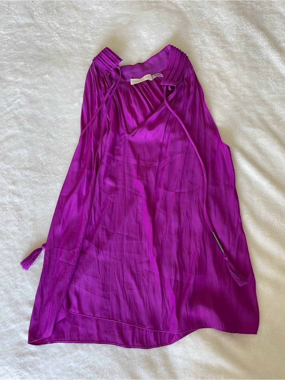Ramy Brook Sleeveless V-Neck Camisole in Magenta